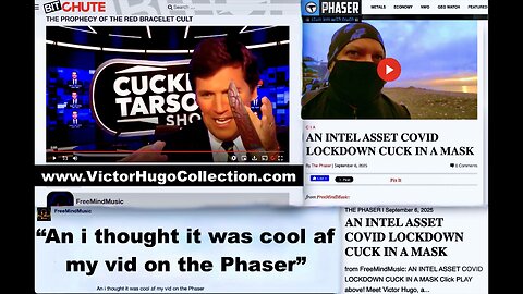 Psychopath Thanks SGT Report The Phaser For Promoting Tucker Carlson Ian Carroll Alex Jones Murder