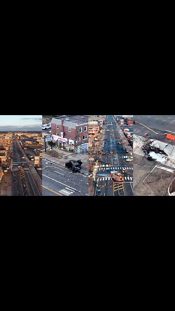 🚨🇺🇸 Philly "Plane Crash" PsyOp: Drone Footage ▪️ Where's the Plane❓