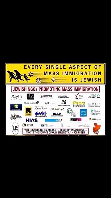 🔺🇮🇱 ILLEGAL IMMIGRATION IS ALL JEWISH LED