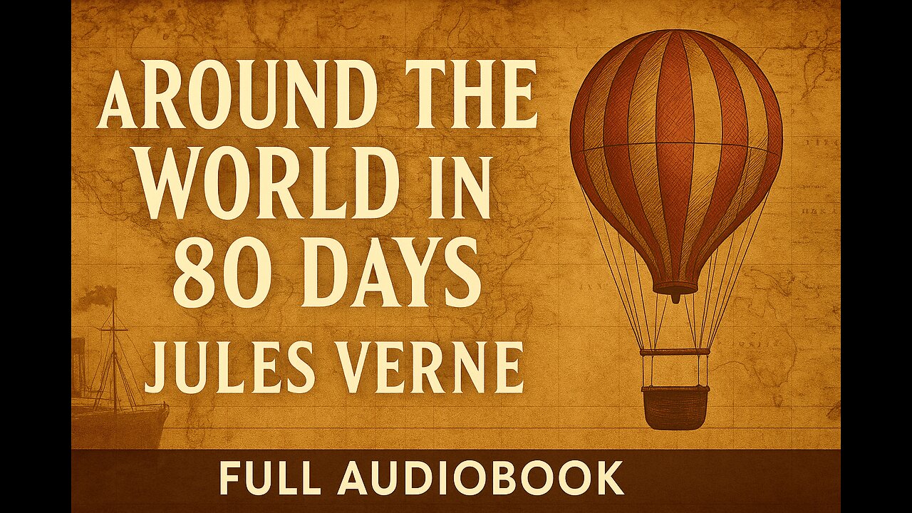 Around the World in 80 Days (1873) by Jules Verne | Full Audiobook | Classic Adventure Novel