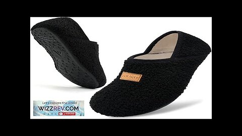 ANLUKE Slipper for Women Men Slipper Socks Fuzzy House Shoes Rubber Sole Review