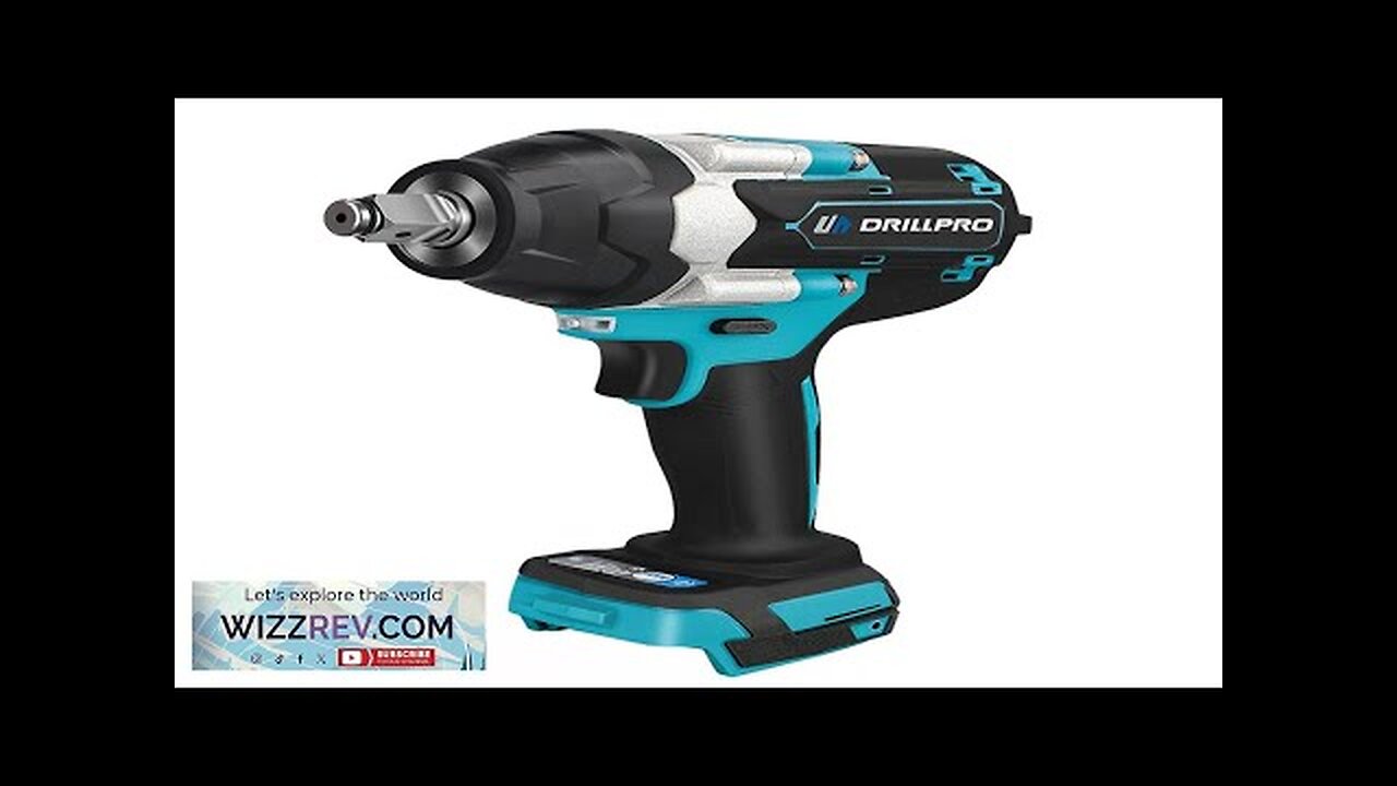 Drillpro Electric Impact Wrench High Torque 1800N.M 1/2 Inch Drive 7200 RPM Review