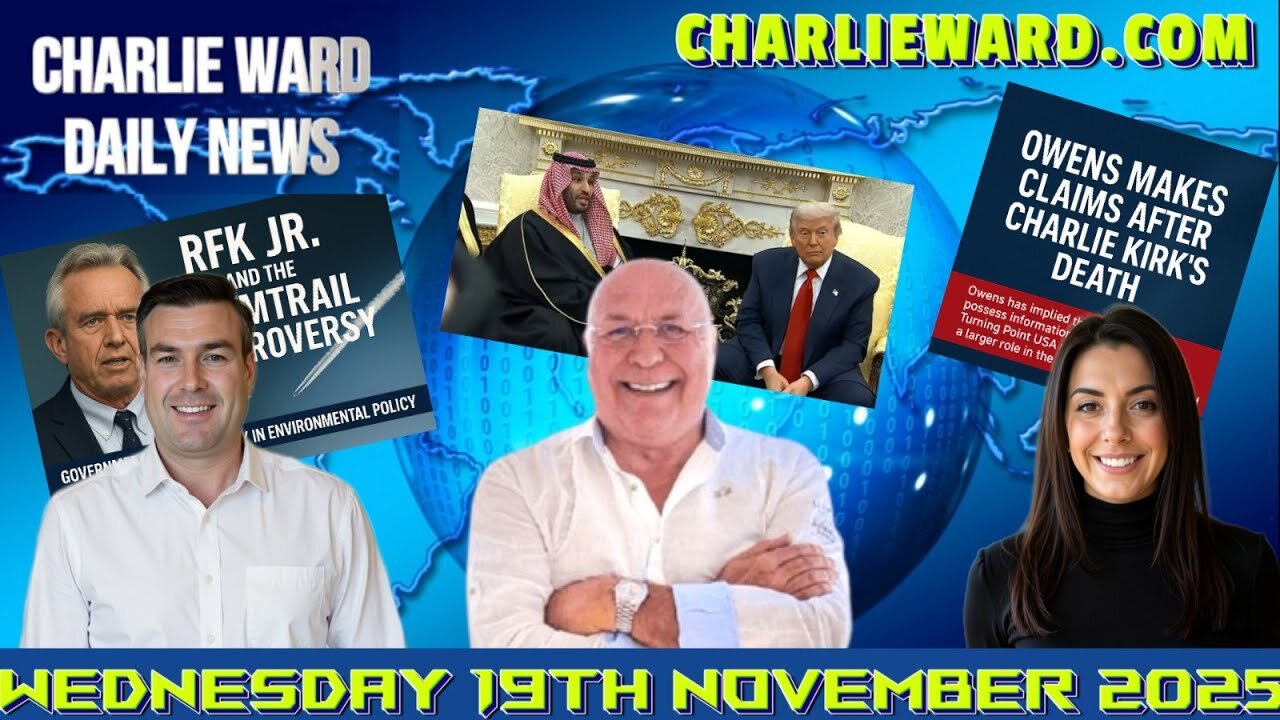 CHARLIE WARD DAILY NEWS WITH CHARLIE WARD, PAUL BROOKER & DREW DEMI WEDNESDAY 19TH NOVEMBER 2025