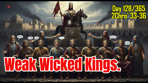 Day 128/365 - Nebuchadnezzar Conquers Jerusalem | Judah Struggles With Idolatry #2chronicles #bible