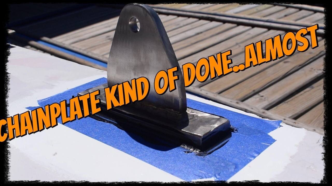 S03E11 chain plate installed big clean up started. #boatrenovation #boat #diy #restoration
