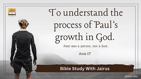 #Bible #Acts 17 Paul’s Weaknesses Can Teach us to Always Pray and Seek God’s Answer