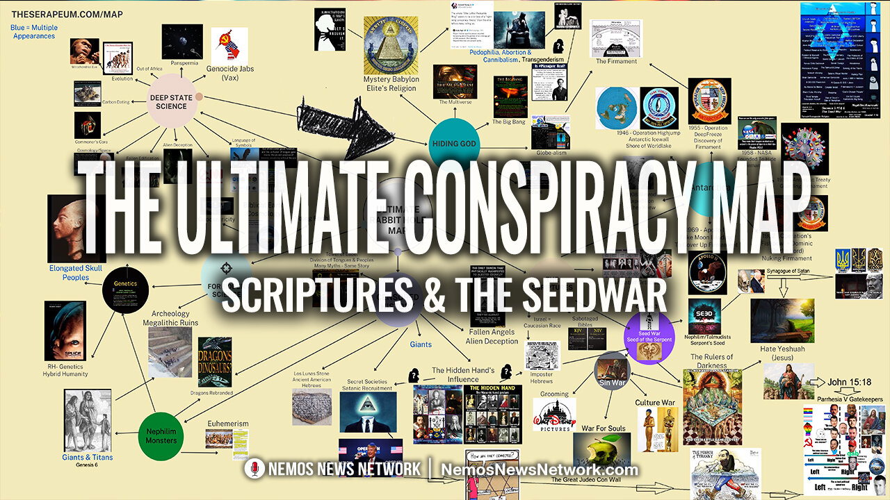 The Ultimate Conspiracy Map ep. 4 - Scriptures & The Seedwar