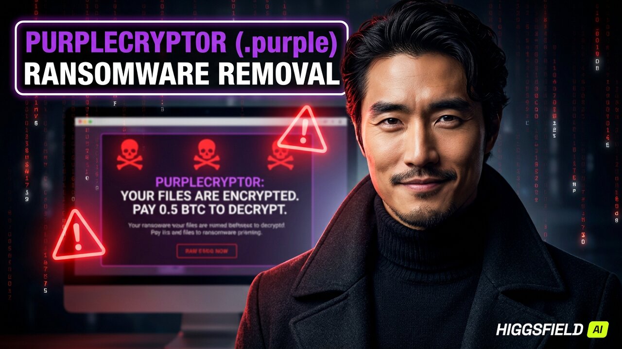 || SOLVED ✅🔘|| PurpleCrypt0r (.purple) ransomware virus - removal and decryption