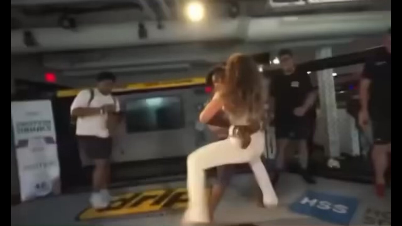 She’s a professional he had no chance