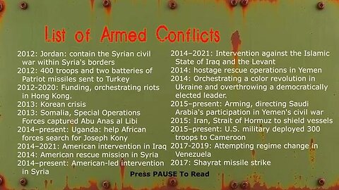 The Military Industrial Complex