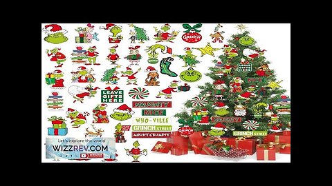 80 Pcs Christmas Tree Decorations Christmas Tree Ornaments Christmas Tree Hanging Review