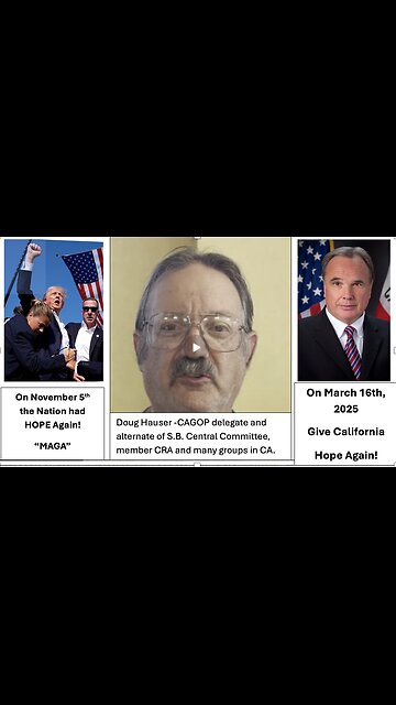 LET'S DO FOR CALIFORNIA WHAT PRESIDENT TRUMP DID FOR NATION, ELECT MIKE MORRELL TO CAGOP.