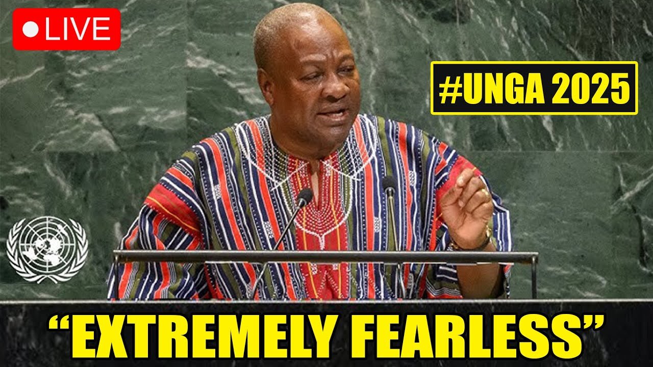 Ghana's President Mahama Shocks Audience At The United Nations - General Debate, 80th Session