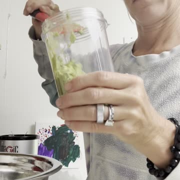 Tasty, healthy dessert: chocolate avocado mousse