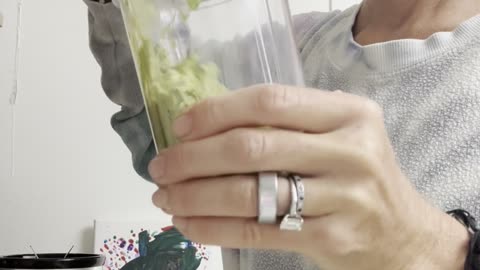 Tasty, healthy dessert: chocolate avocado mousse