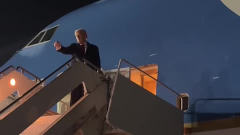 President Trump departs Egypt after a HISTORIC trip securing Middle East Peace Deal