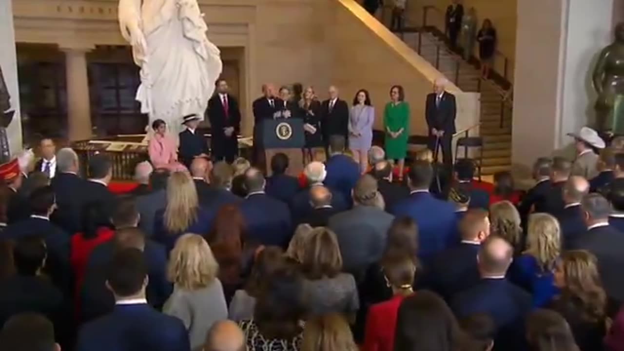 Trump said Melania almost blew away because of her hat. How can you not love this guy?