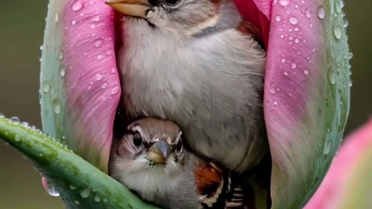 Birds in nature