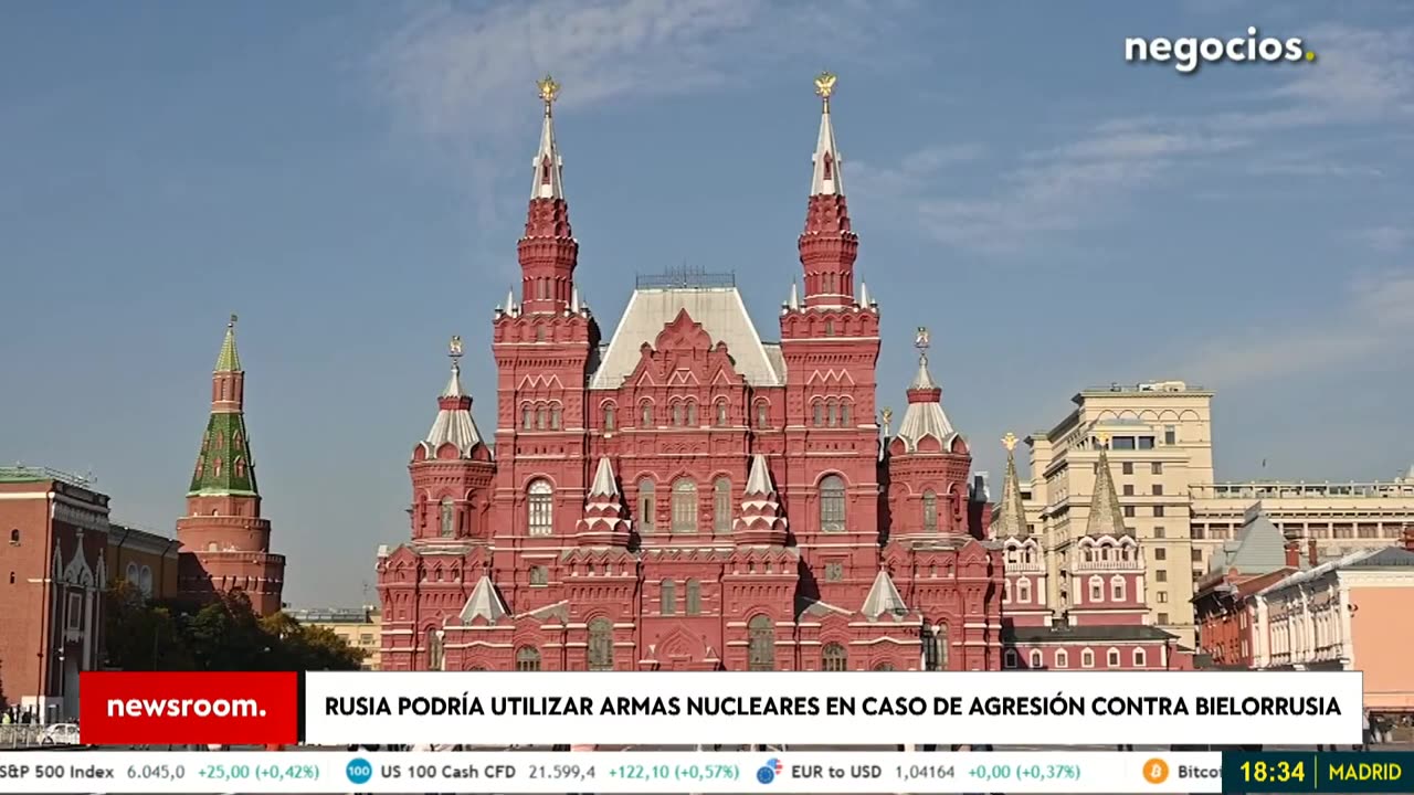 ÚLTIMA HORA | Rusia podría utilizar armas nucleares en caso de agresión contra Bielorrusia