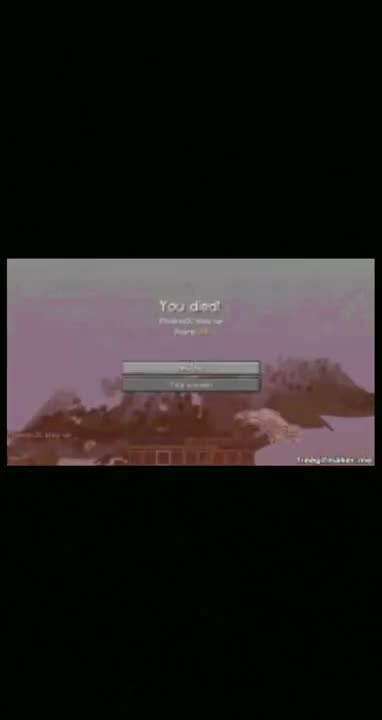 When I try to grab saurons ring in Minecraft