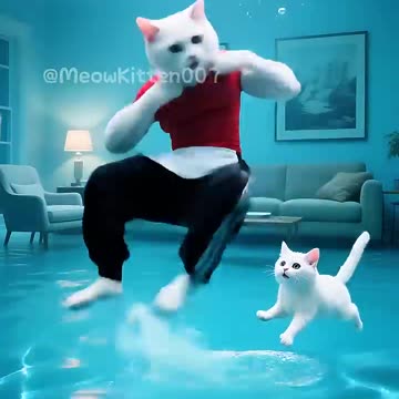 Kitten Turns the House Into a Pool! 🛁🐾 Dad Cat Loses Control!