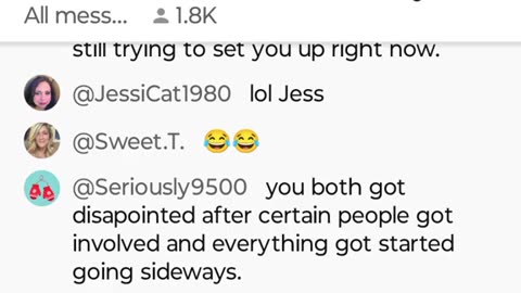 CAROLYN TALKS TO ERNIE SHELL