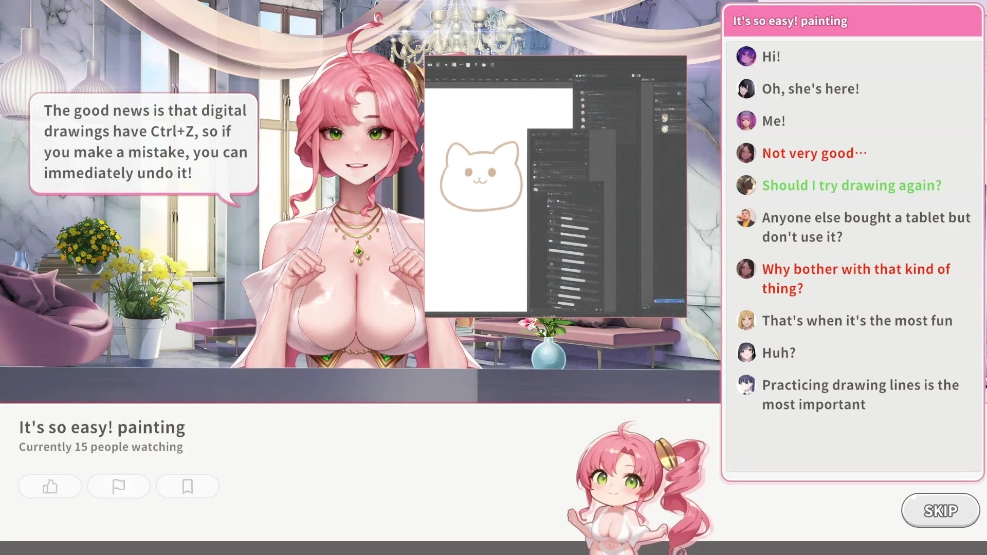Streaming ON! VTuber Training V1.0.2 [Momentum Games] [English – Uncensored]