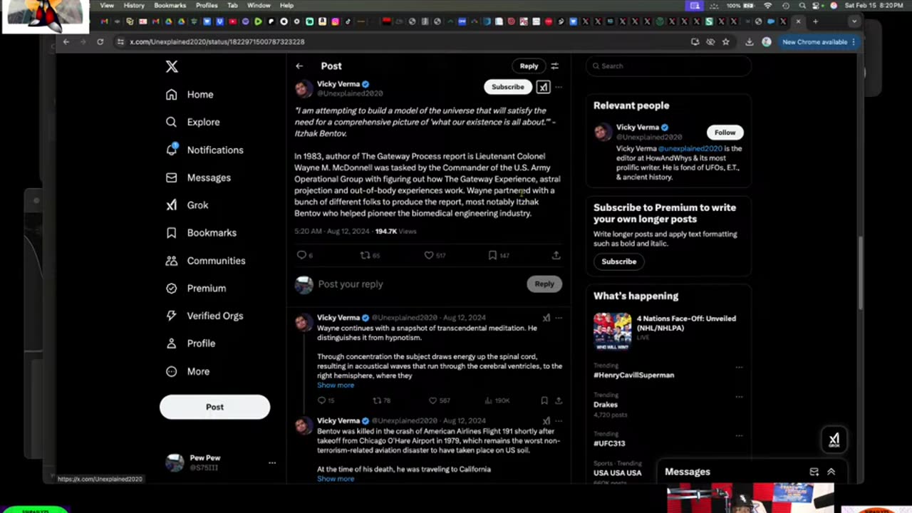 Toxic Youtube Chats, The Itzhak Bentov Rabbit Hole