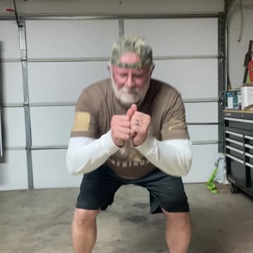 Squat to Side-Leg Kicks... WHOO-AH!!