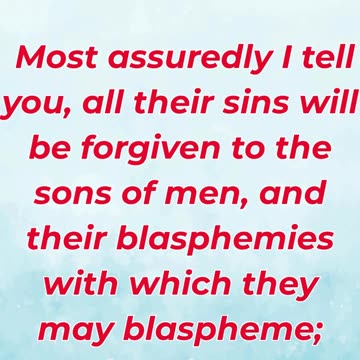 “The Serious Warning About Blasphemy Against the Holy Spirit” Mark 3:28,29. #shortvideo #ytshorts