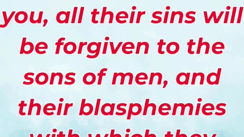 “The Serious Warning About Blasphemy Against the Holy Spirit” Mark 3:28,29. #shortvideo #ytshorts