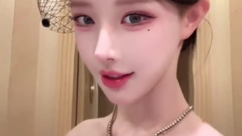 Sultry Gaze! | J-Pop Vibe Creamy Mini Dress Tempting Outfit Transition - Daily Beauty EP 359