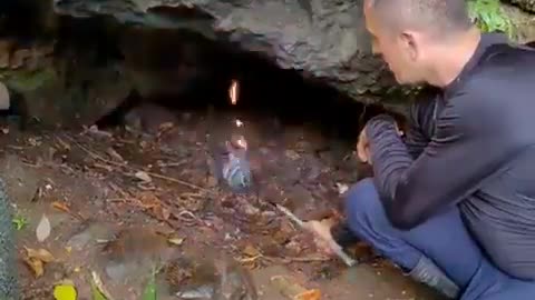 Costa Rica's "Cave of Death" or "Cueva de la Muerte" near the Poas Volcano