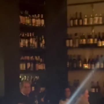 Code Pink harrasses Scott Bessent while eating in a restaurant