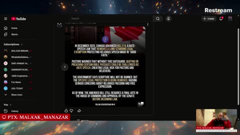 CANADA’s 🇨🇦 Proposed Law Could Make Preaching The Bible illegal