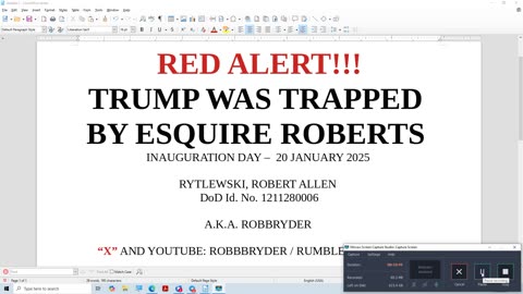 RED ALERT!! TRUMP WAS TRAPPED BY ESQUIRE ROBERTS