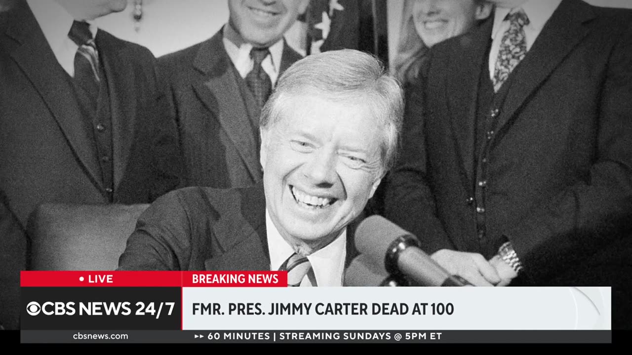 President-elect Trump reacts to former President Jimmy Carter's death