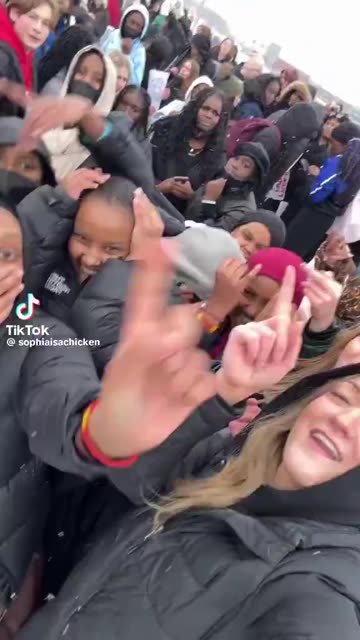 A high school in Minnesota protesting Trump and ICE This is what schools are encouraging.