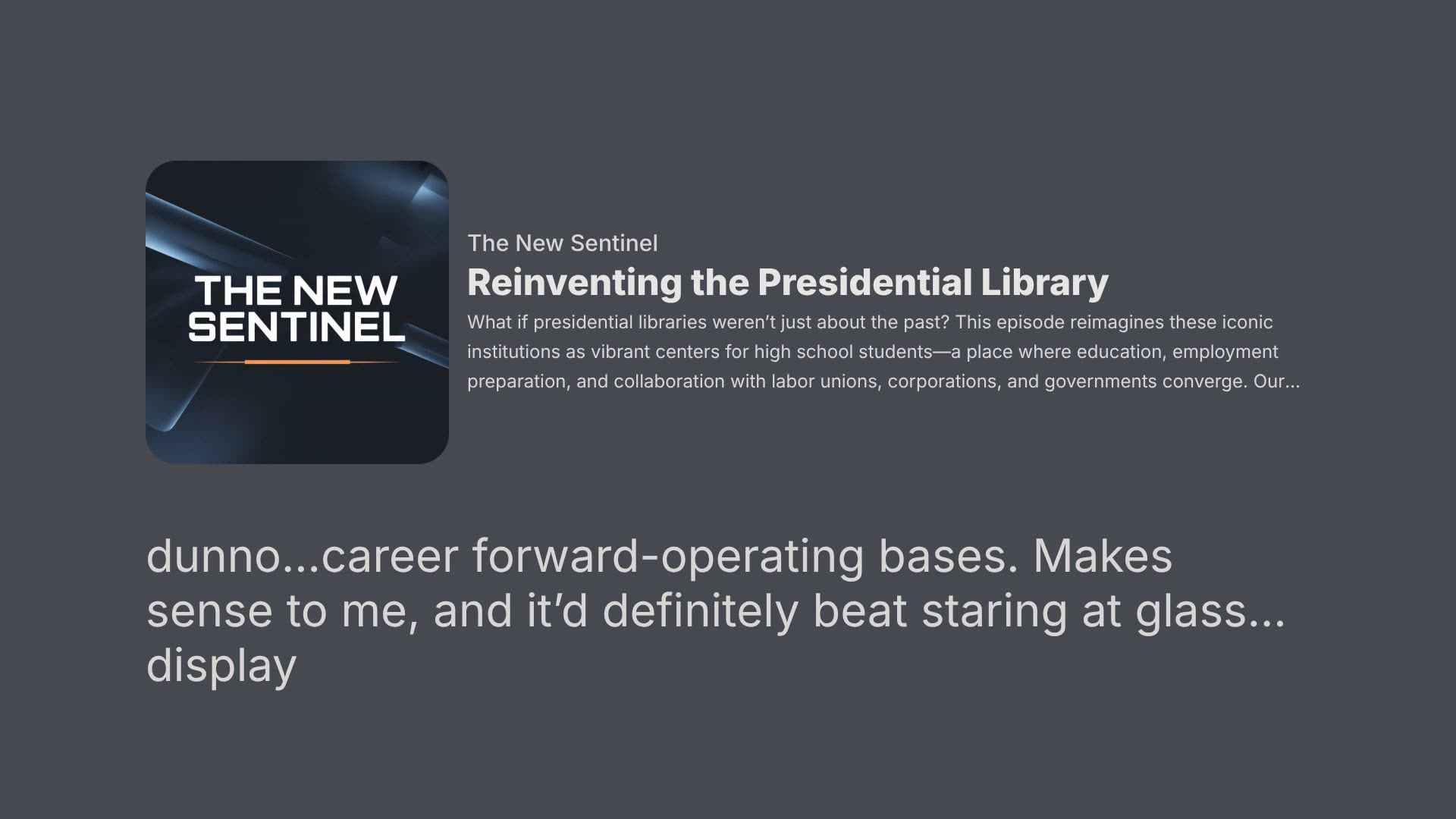 Reinventing the Presidential Library