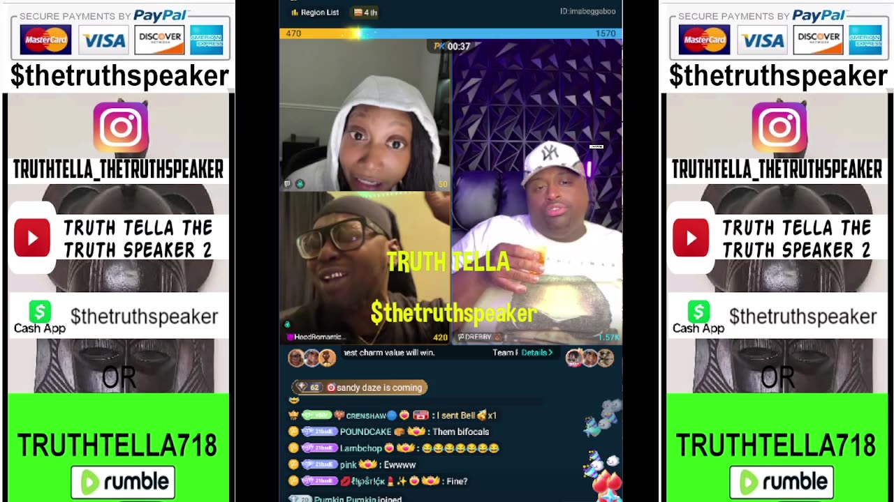 21BADBITCH SOLO LIVE & TEAM PK WITH DAREALSUPABIHH n DREBABY & DROSKI