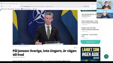 Lunchklubben 23 okt JAS till Ukraina är en orealistisk tanke