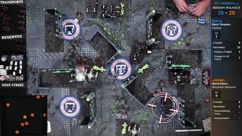 Warhammer 40k Battle Report: World Eaters VS Black Templars