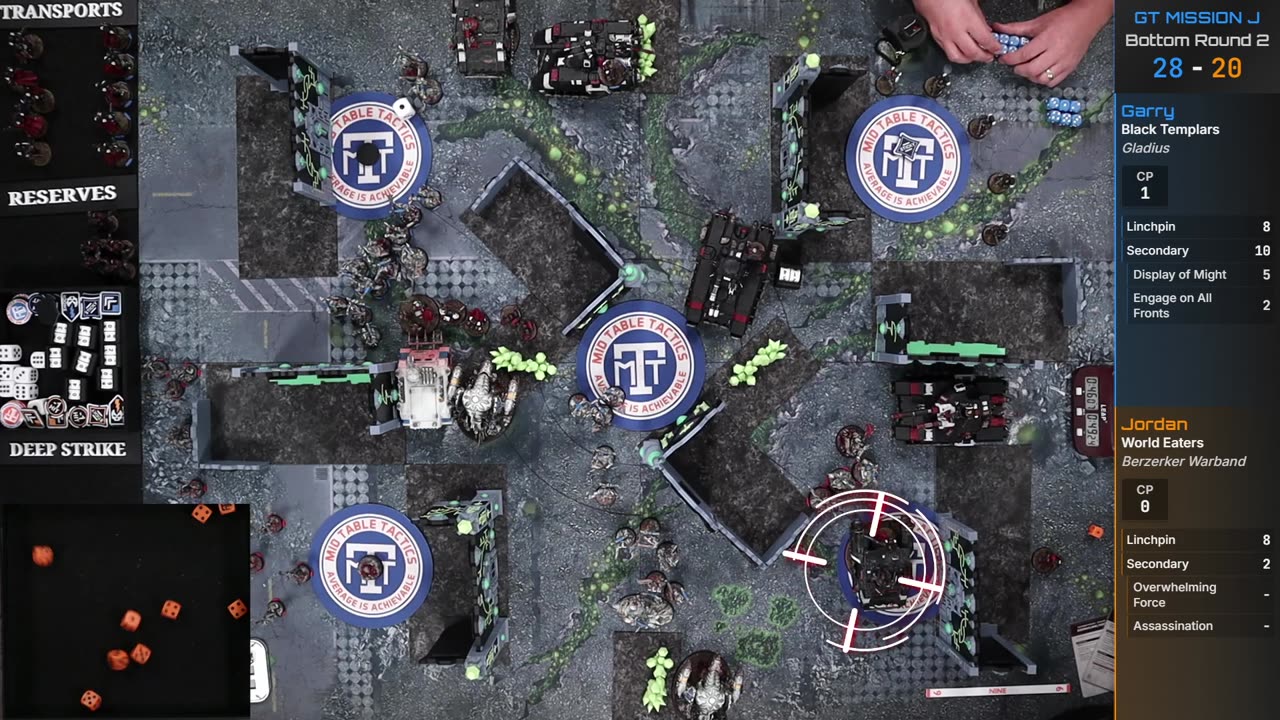 Warhammer 40k Battle Report: World Eaters VS Black Templars