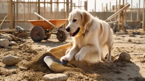Ginger Papa Dog Hosts a Water Festival for Orphaned Kittens on Children's Day 🎉🐶💦🐱