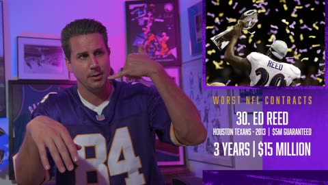 The $15 Million Retirement Plan: Ed Reed’s Vacation with the Texans