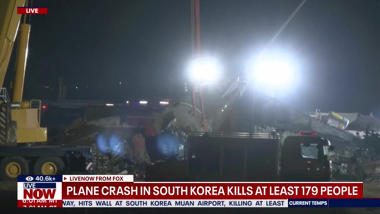 BREAKING: South Korea plane crash kills at least 179