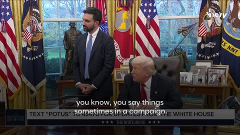 Reporter asks Trump if he is standing next to a jihadist in the Oval Office