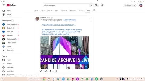 12-12-25 Rob Reed Cyberstalking\Malicious Harrassment\Witness Tampering continues