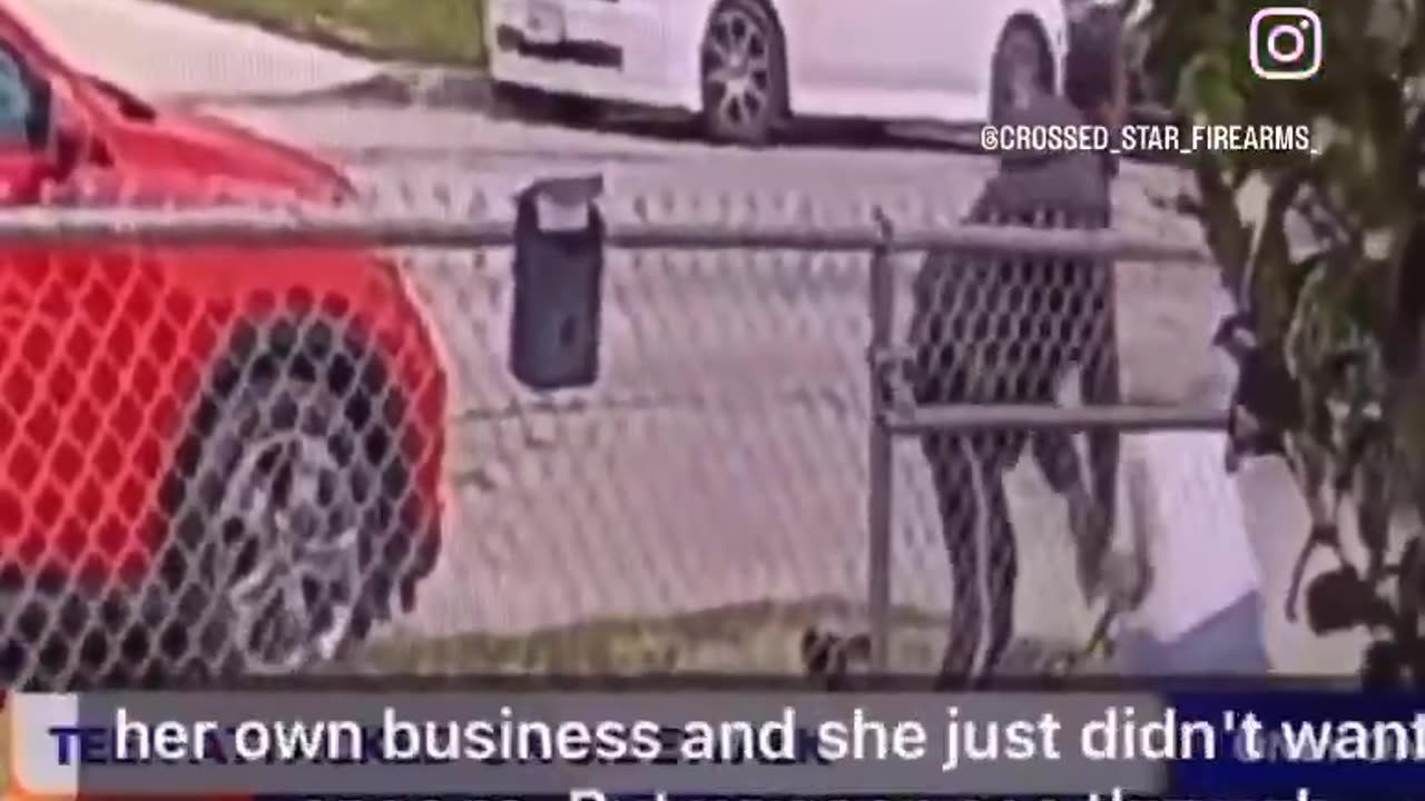 Black man attacks White woman in the middle of the day.