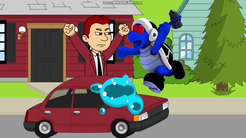 Dark Hammer Bro Throws A Water Balloon At Mr. Dallas' Car/Grounded